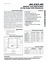 DataSheet MAX9910 pdf